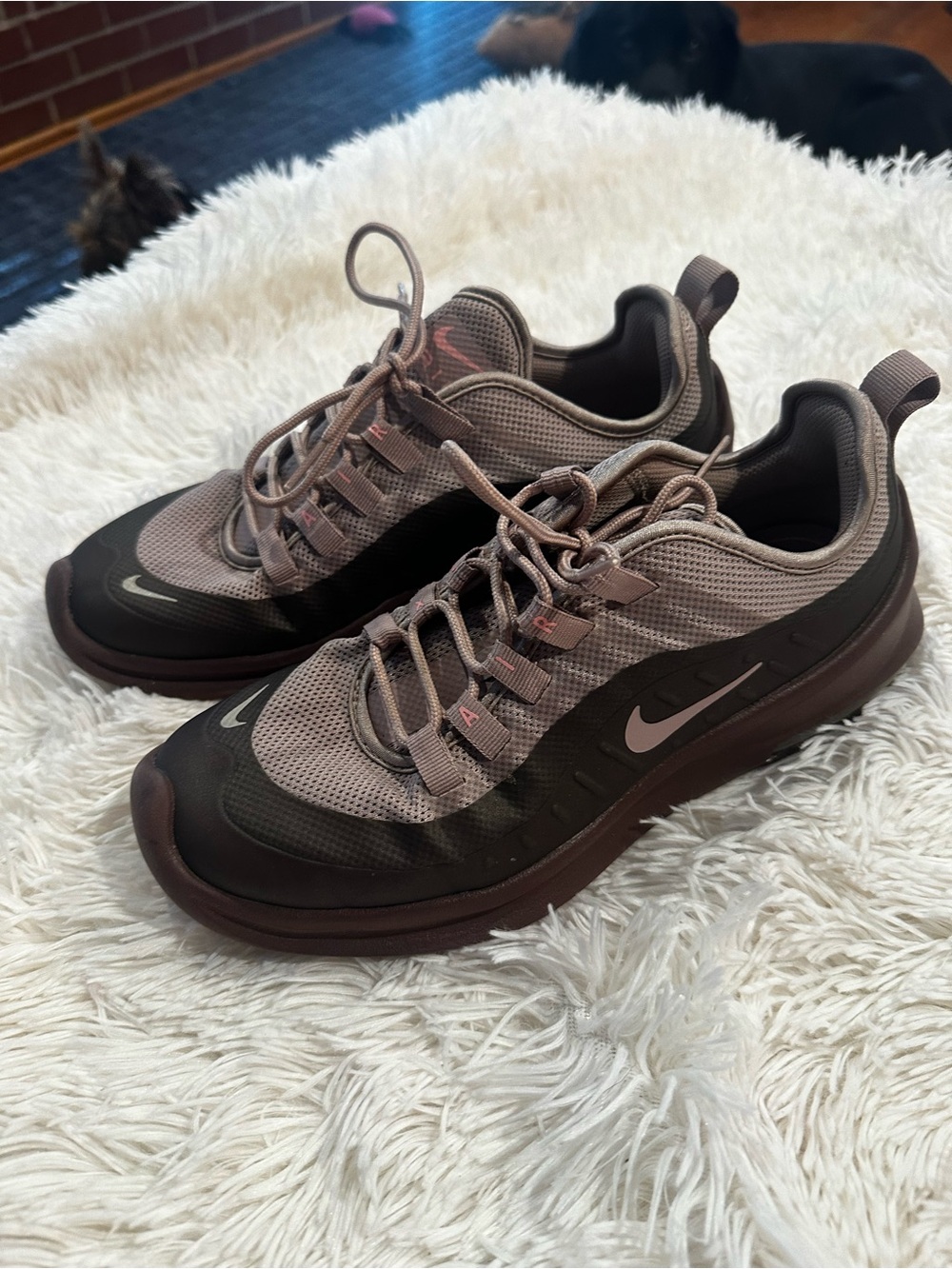 Nike Air Max Axis Women's Shoes in the  taupe brown 8.5